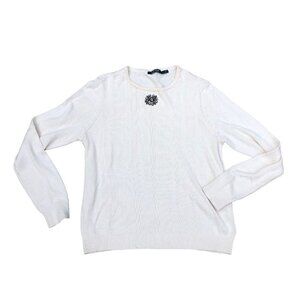 Vintage LAUREN RALPH LAUREN Knit Pullover Sweater Women's XL Beige Long Sleeve‌